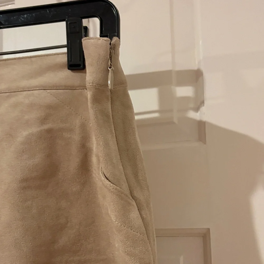 Tan Asymmetrical Skirt - Picture 2 of 5